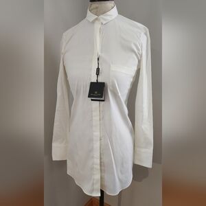 Massimo Dutti White Button Down Shirt